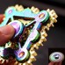 SUPER COOL 9 BEARING GEAR LINKAGE HAND TRI- SPINNER FIDGET TOY EDC GADGETS FOCUS TOY STRESS ANXIETY RELIEF